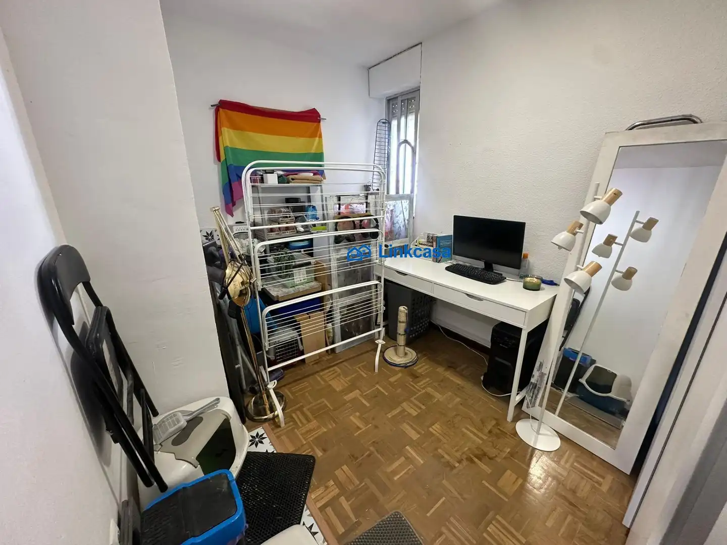 Bedroom of Flat for sale in Madrid  with Air Conditioner, Heating and Parquet flooring