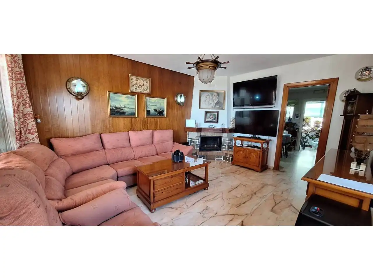 Sala de estar de Casa adosada en venta en Rincón de la Victoria con Aire acondicionado, Jardín privado y Terraza