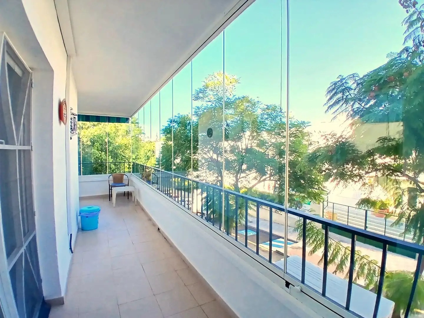 Balcony of Flat for sale in Los Pacos