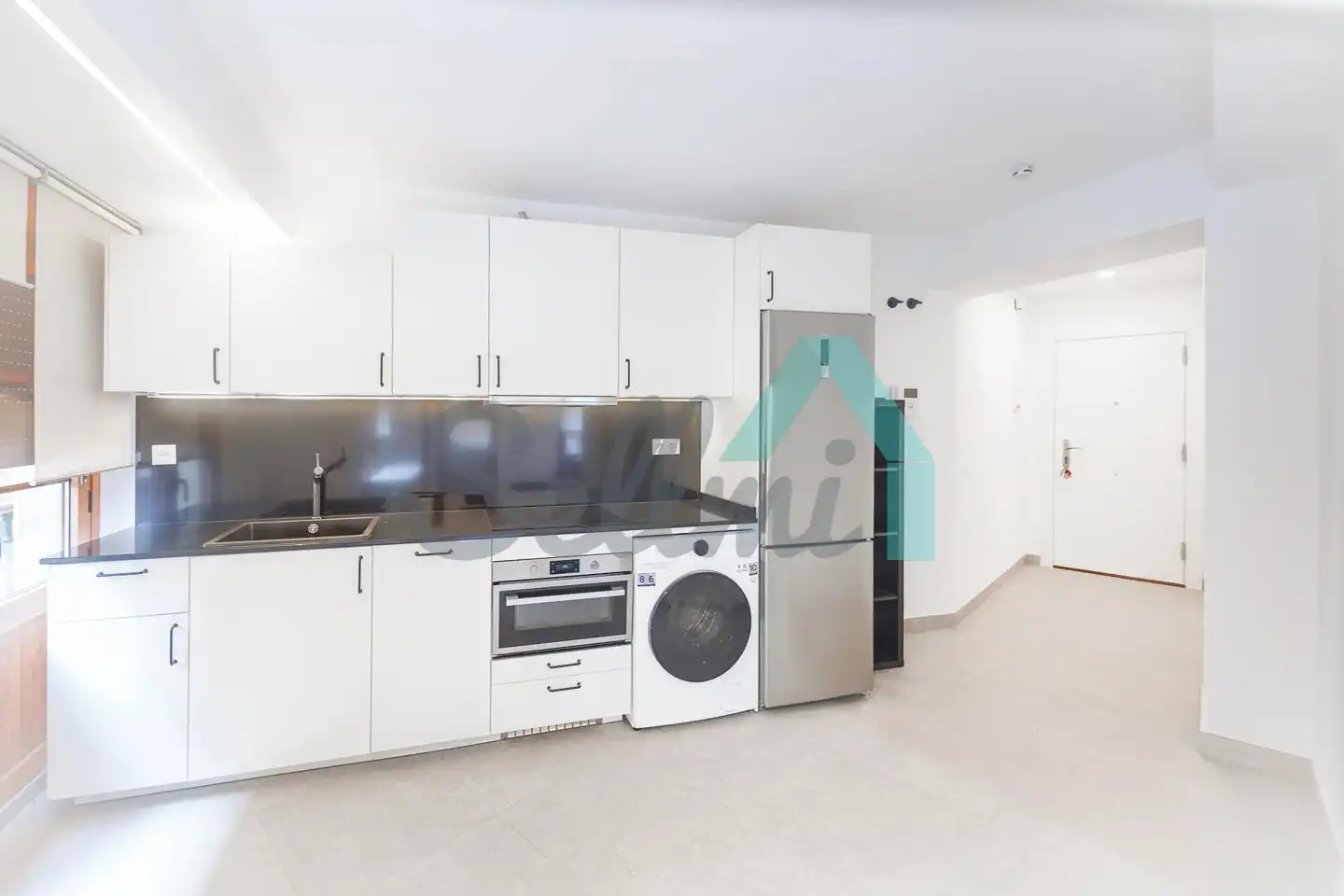 Küche von Wohnung zur Miete in Oviedo  mit Heizung, Möbliert und Balkon