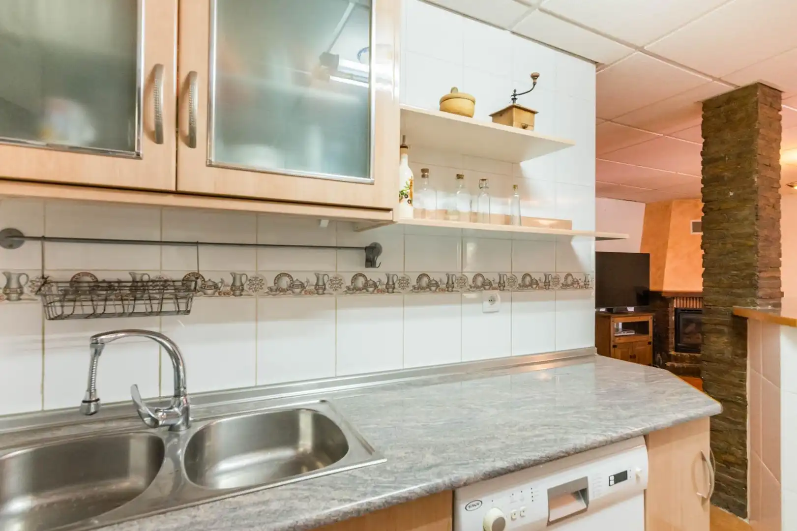 Cocina de Finca rústica en venta en Fortuna con Calefacción, Jardín privado y Terraza