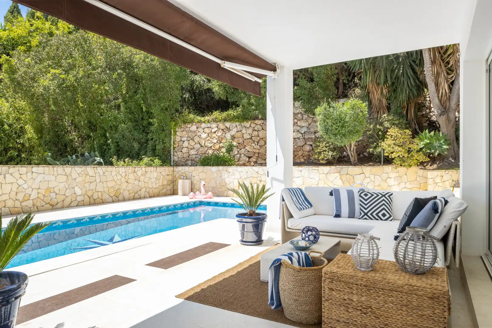 Terrassa de Casa o xalet de lloguer en Marbella amb Aire condicionat, Jardí privat i Terrassa