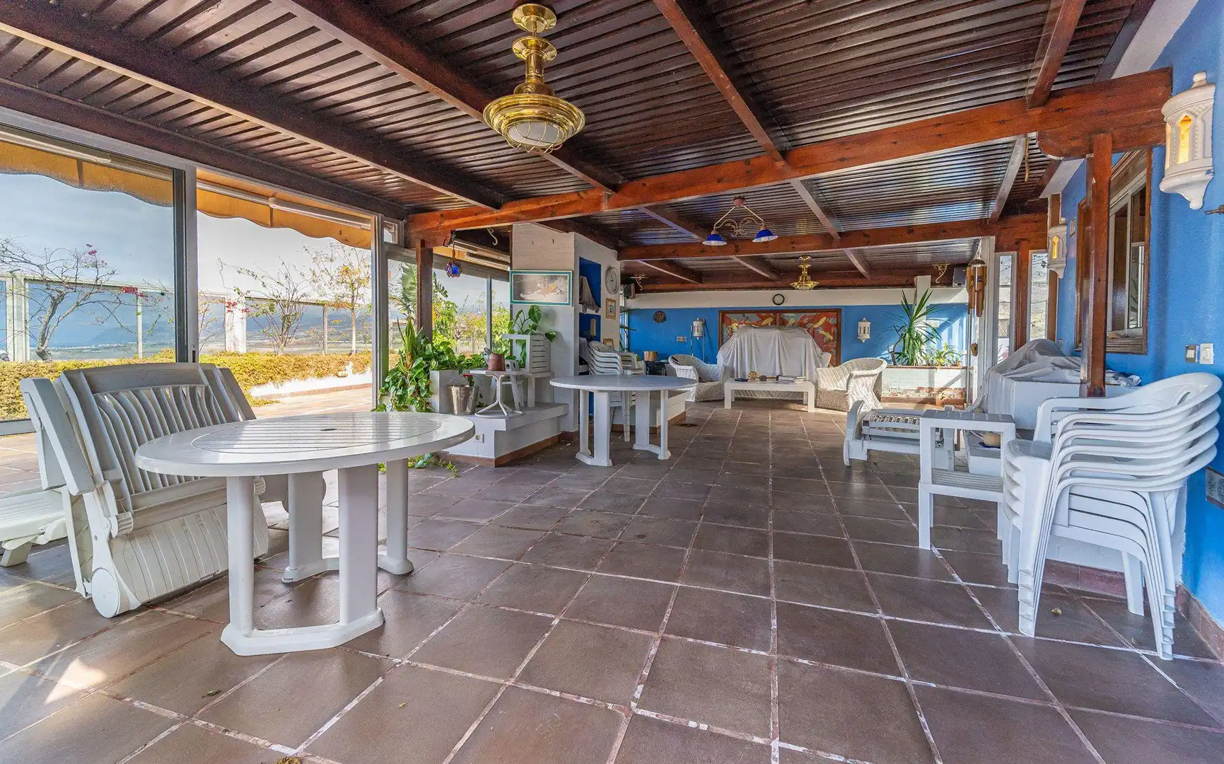 Terrasse von Maisonette zum Verkauf in Adeje mit Privatgarten und Gemeinschaftspool