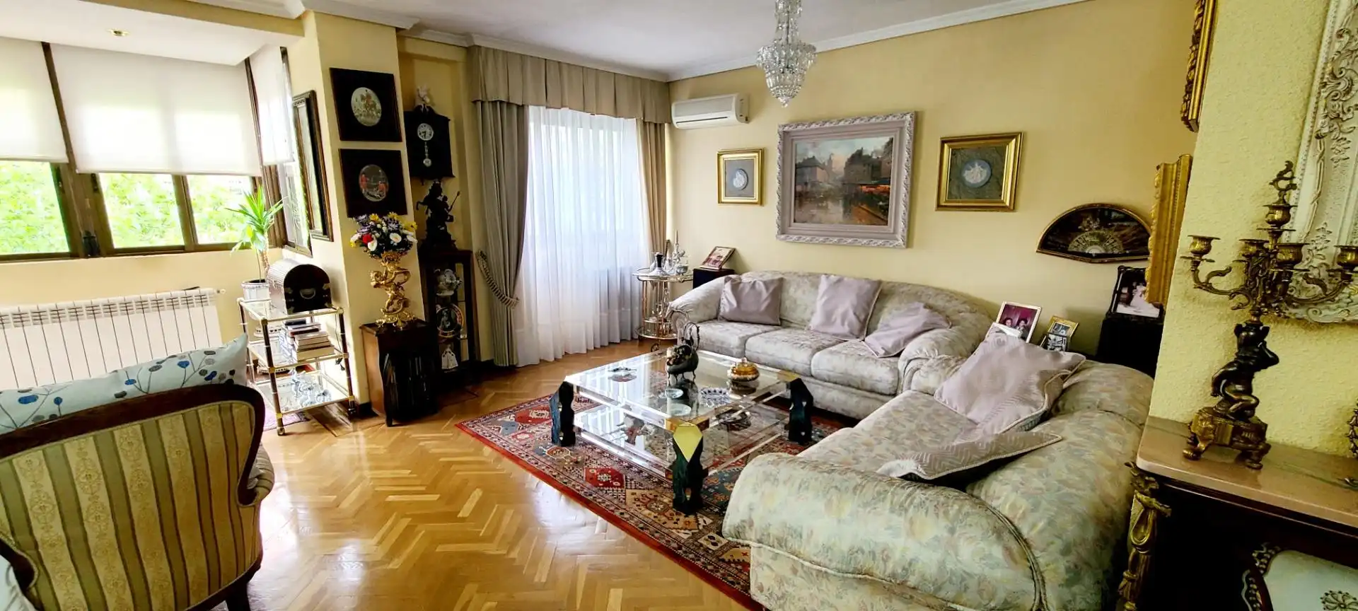 Sala de estar de Piso en venta en Madrid con Aire acondicionado, Calefacción y Parquet