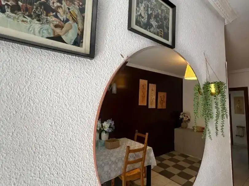 Esszimmer von Wohnung zur Miete in  Madrid Capital mit Klimaanlage und Balkon