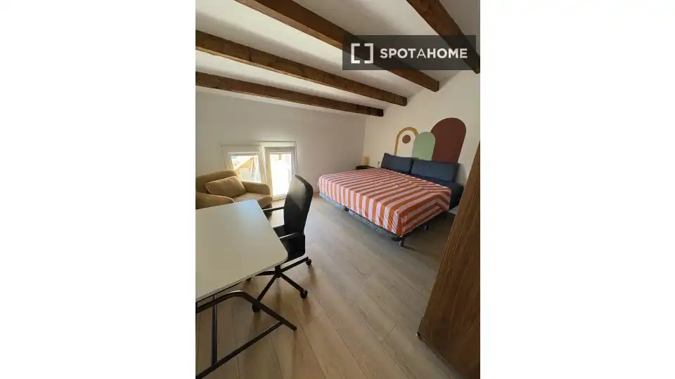 Bedroom of Flat for rent in  Palma de Mallorca  with Air Conditioner, Heating and Furnished