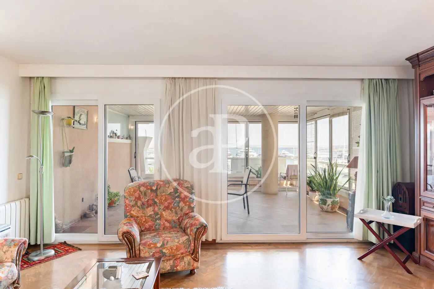 Living room of Flat for sale in  Palma de Mallorca  with Air Conditioner, Heating and Private garden