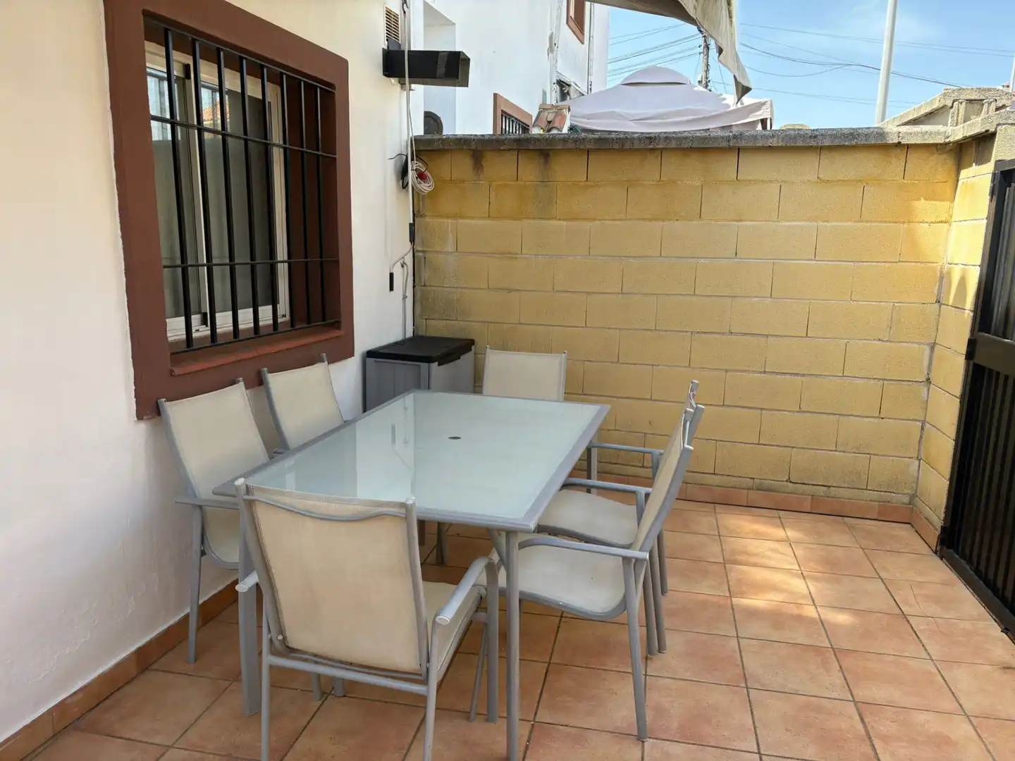Terraza de Casa adosada de alquiler en Algeciras con Terraza, Amueblado y Horno