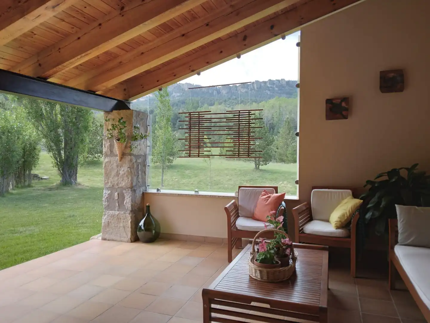 Terrasse von Country house zum Verkauf in Vallcebre mit Heizung, Privatgarten und Möbliert