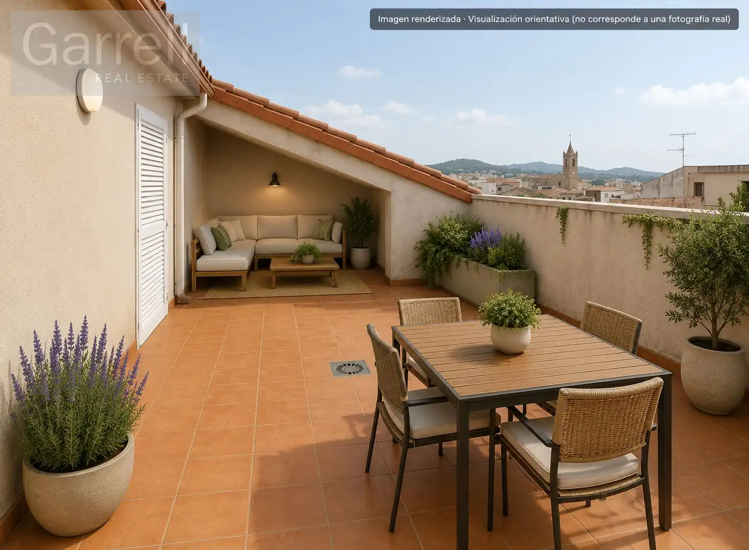 Terrace of Flat for sale in Centre  