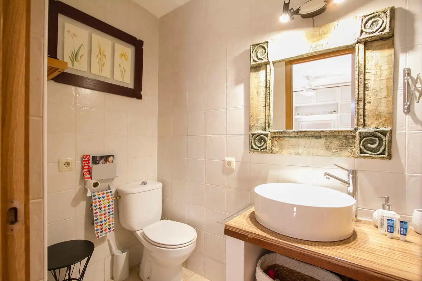 Baño de Apartamento en venta en Madrid con Calefacción, Parquet y Amueblado