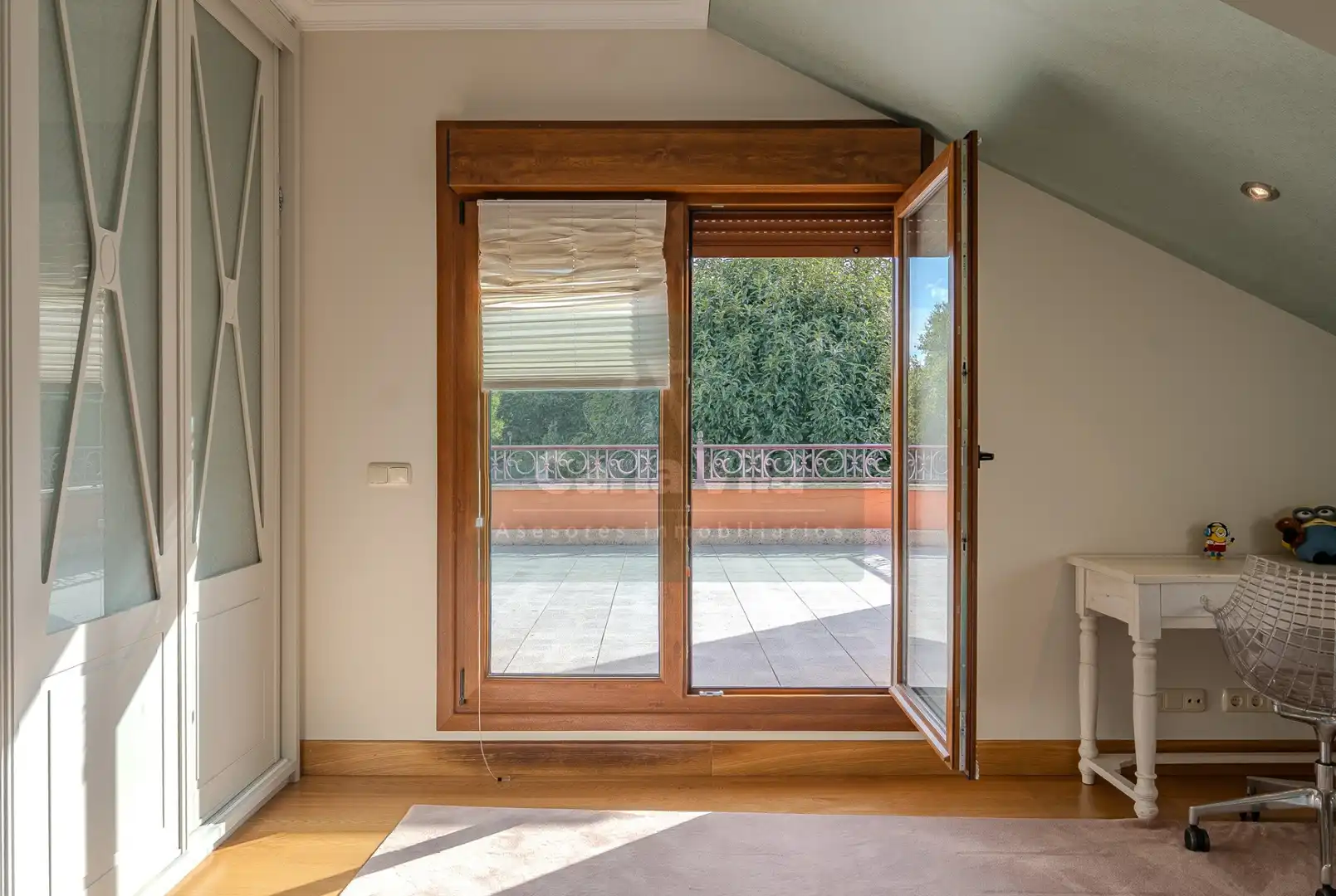 Terraza de Casa o chalet en venta en Lugo con Calefacción, Jardín privado y Parquet