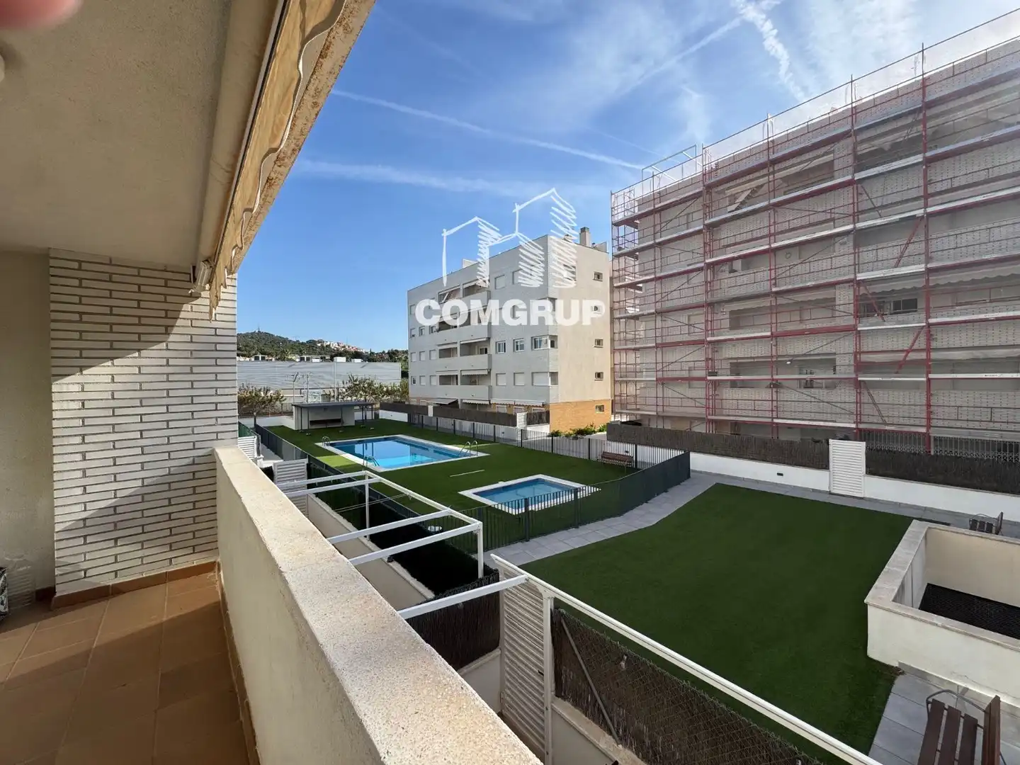 Swimming pool of Flat for sale in Calafell  with Heating, Terrace and Swimming Pool