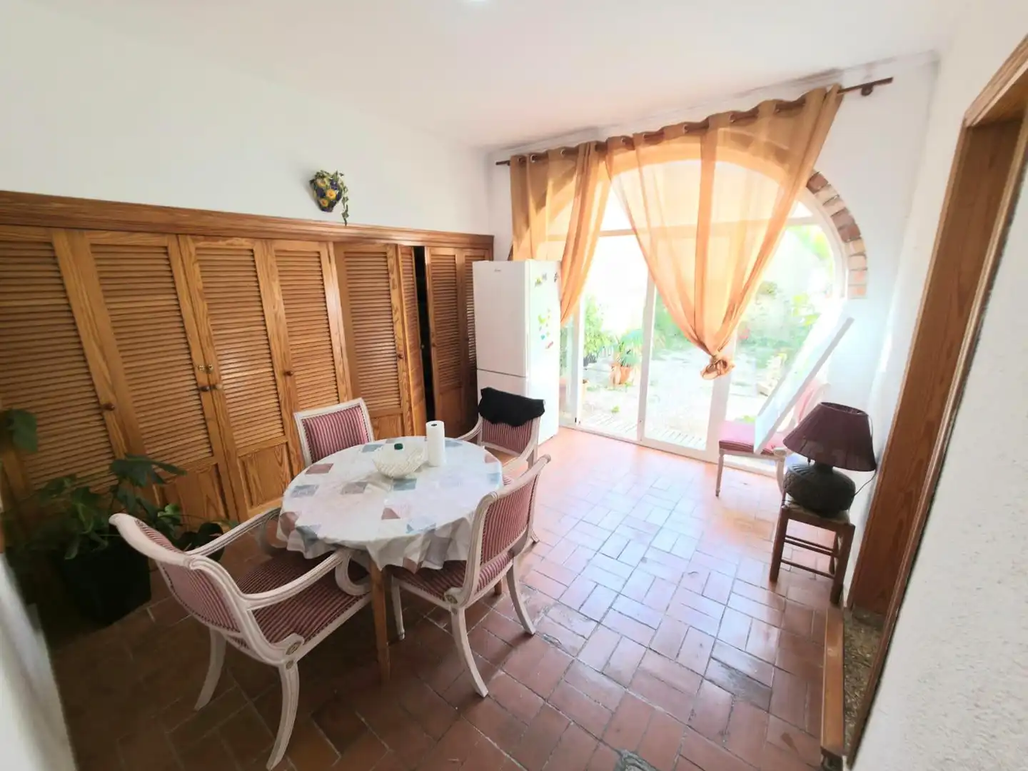 Garten von Einfamilien-Reihenhaus zum Verkauf in Ondara mit Privatgarten, Abstellraum und Schwimmbad