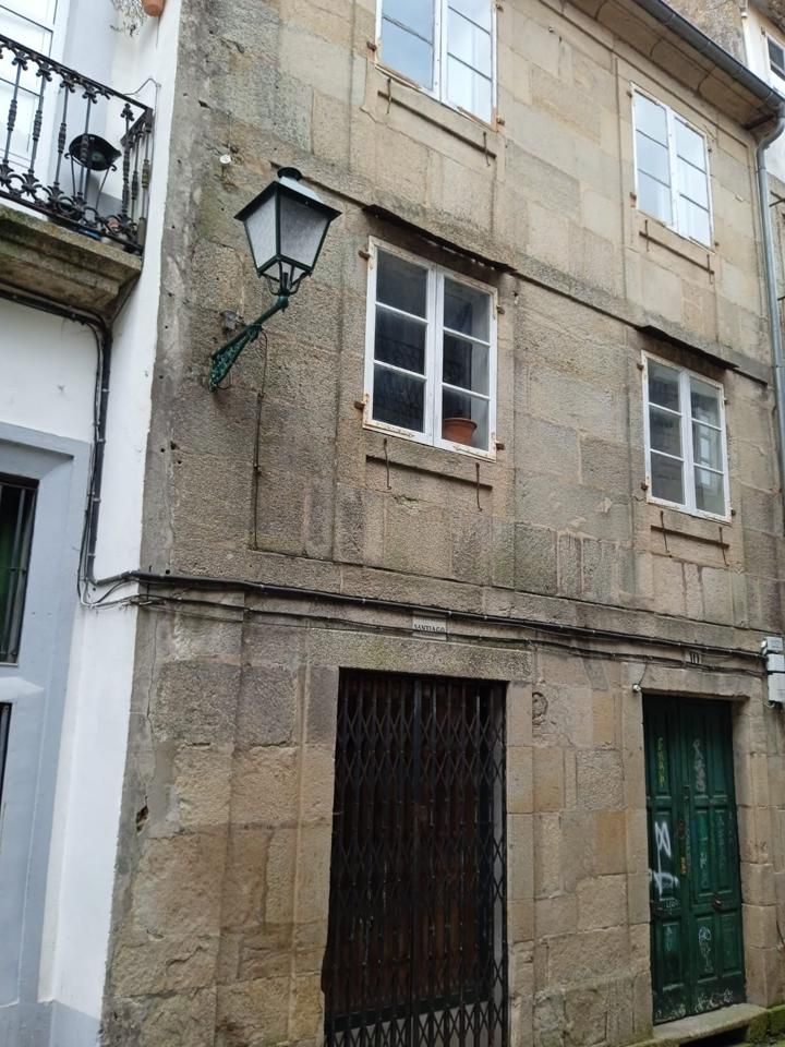 Vista exterior de Casa o xalet en venda en Santiago de Compostela 