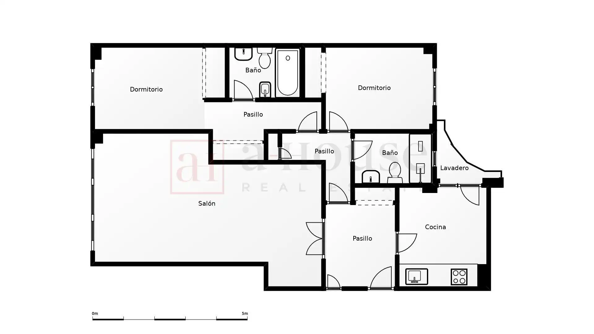 Wohnung zum Verkauf in Madrid mit Klimaanlage, Heizung und Privatgarten