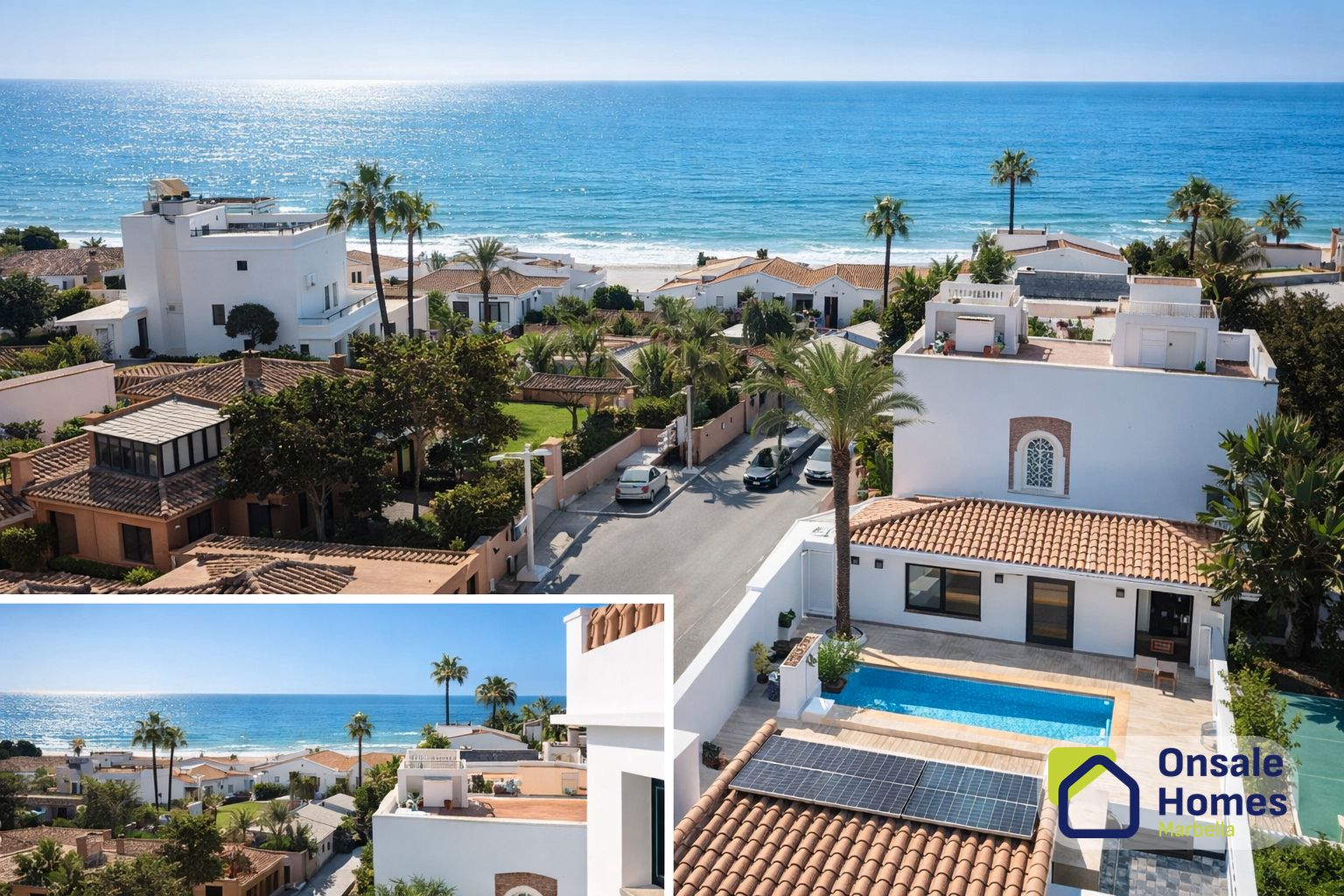 Exterior view of House or chalet for sale in Marbella  with Air Conditioner, Private garden and Terrace