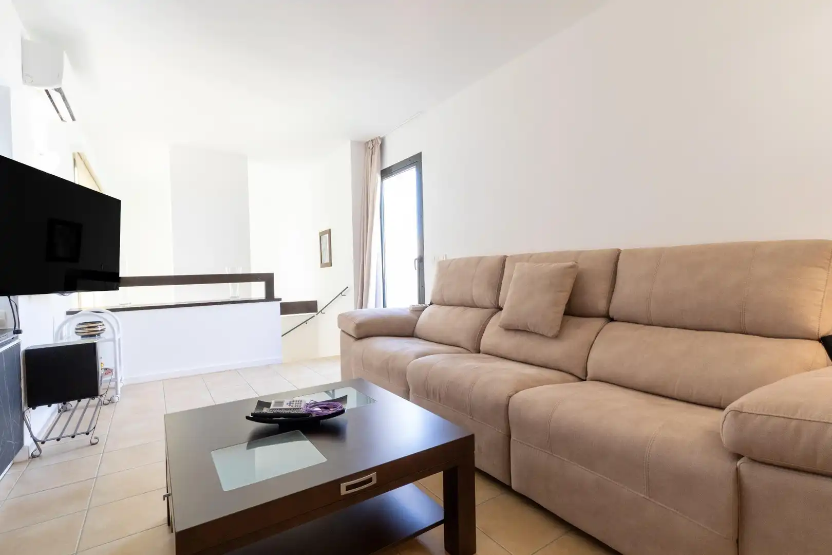 Sala de estar de Ático en venta en Murcia con Aire acondicionado, Calefacción y Jardín privado