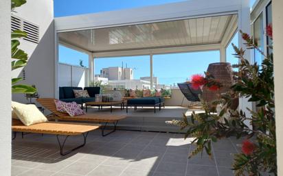 Terrace of Flat for sale in Cubelles  with Air Conditioner, Terrace and Swimming Pool