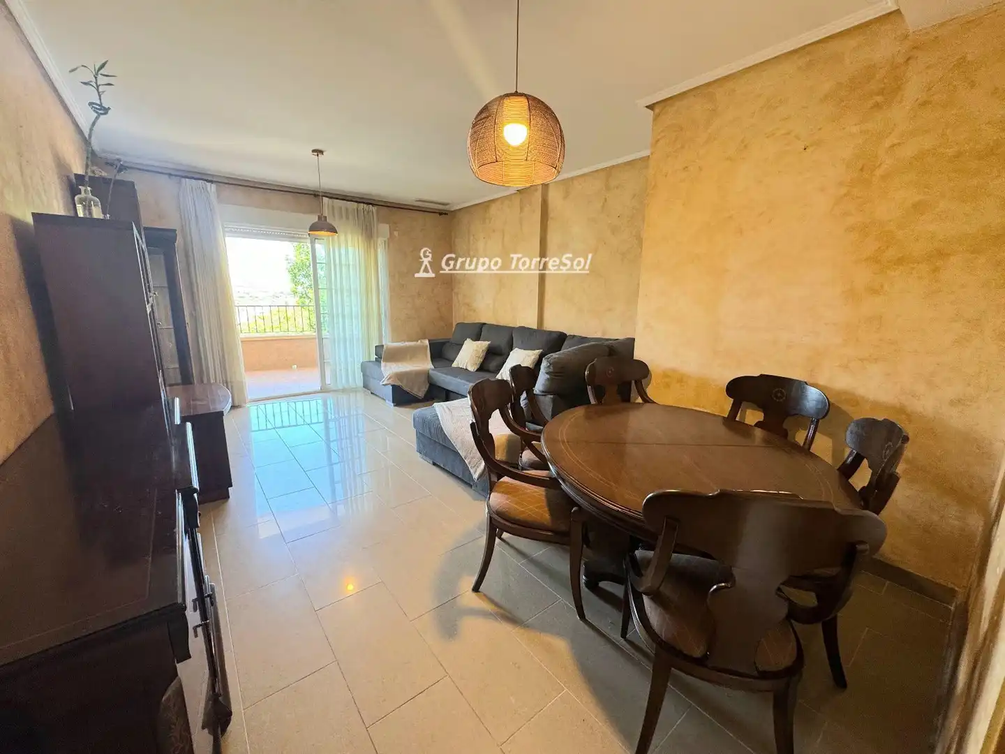 Sala de estar de Piso en venta en Elche / Elx con Aire acondicionado, Calefacción y Terraza