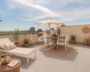 Terrace of Attic for sale in  Madrid Capital  with Air Conditioner, Heating and Private garden