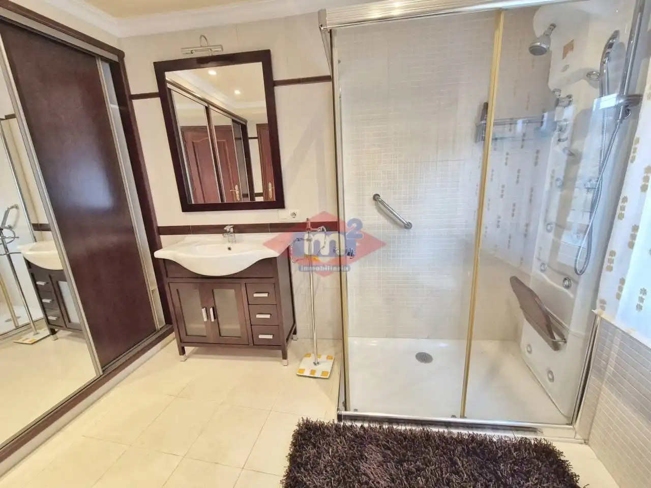Badezimmer von Haus oder Chalet zur Miete in Redondela mit Heizung, Privatgarten und Terrasse