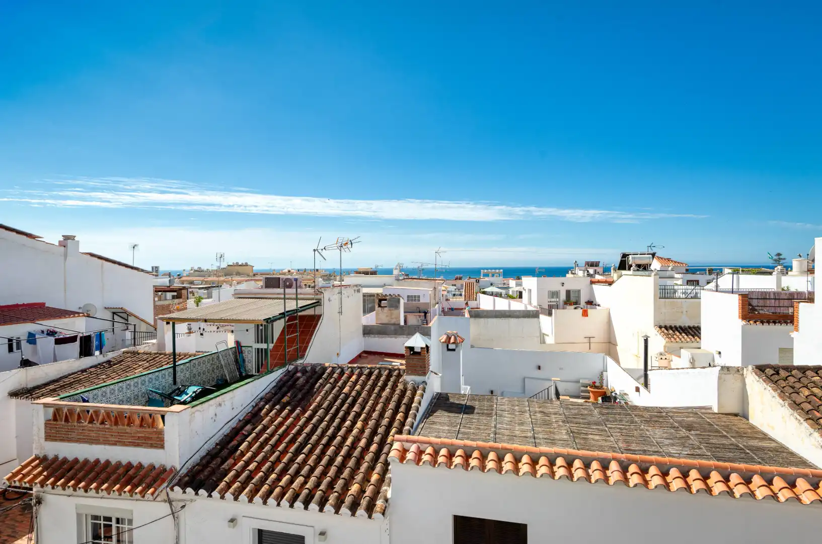 Vista exterior de Apartamento en venta en Nerja con Aire acondicionado, Calefacción y Terraza