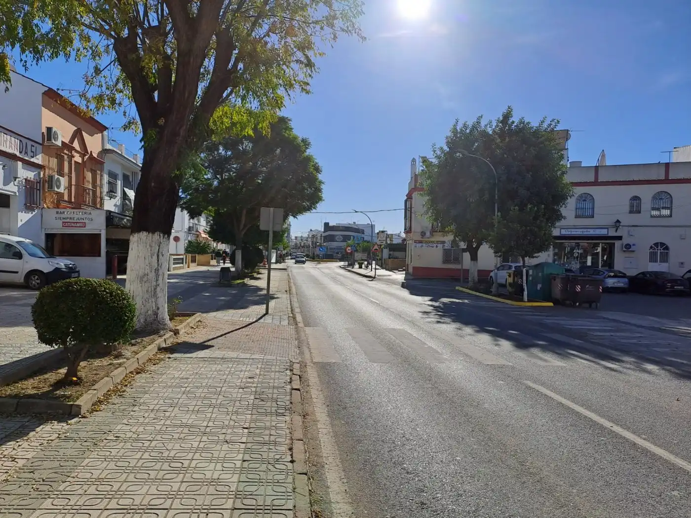 Vista exterior de Local de alquiler en Villaverde del Río