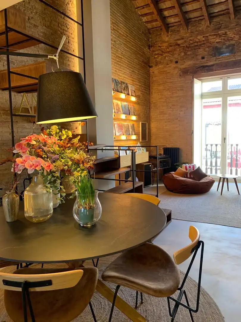 Sala d'estar de Àtic de lloguer en Valencia amb Calefacció, Terrassa i Traster