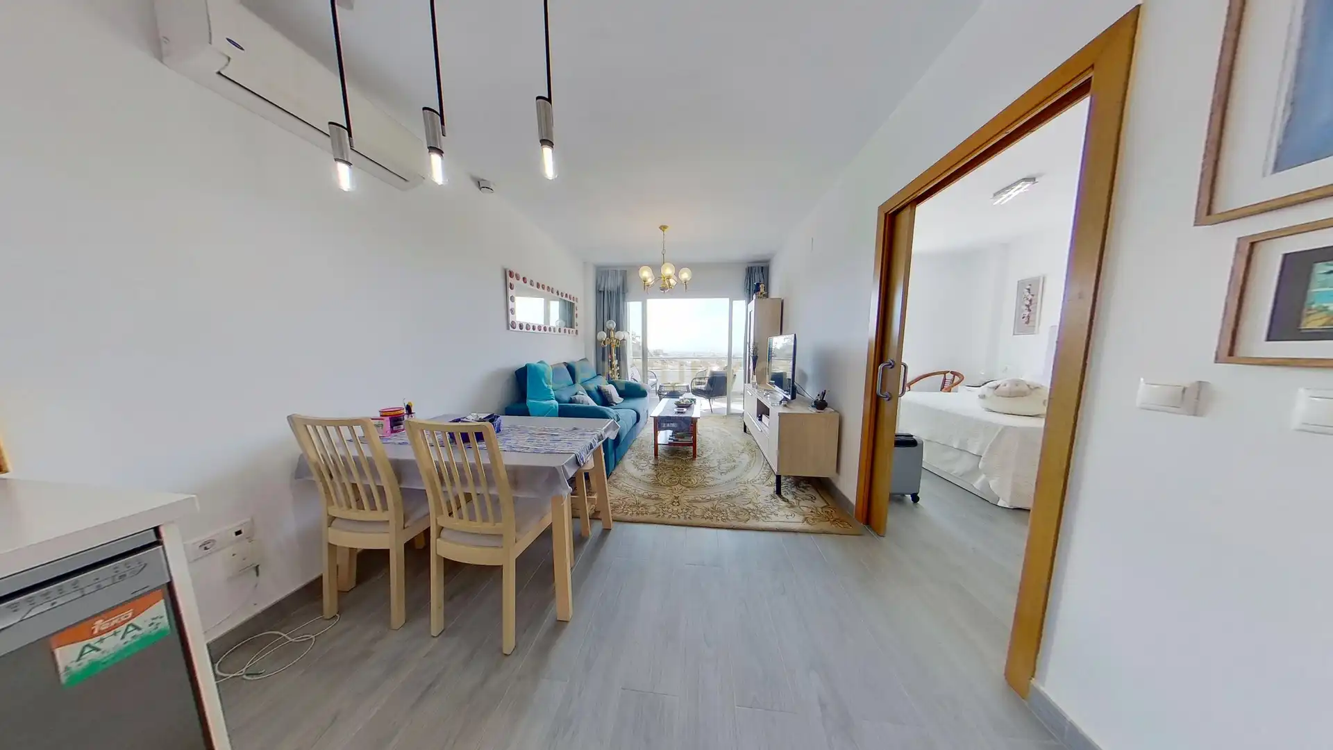 Wohnzimmer von Wohnungen zum Verkauf in Málaga mit Klimaanlage, Abstellraum und Gemeinschaftspool