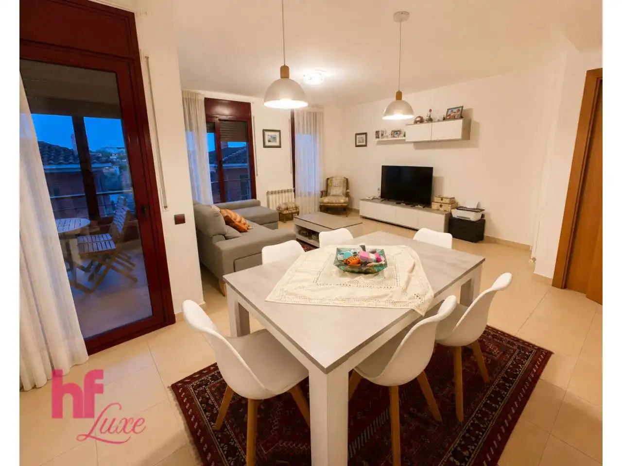 Sala d'estar de Casa adosada en venda en Lliçà de Vall amb Aire condicionat, Calefacció i Jardí privat