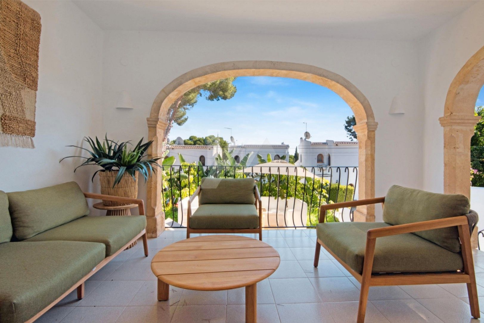 Terrace of House or chalet for sale in Moraira  with Air Conditioner, Heating and Private garden