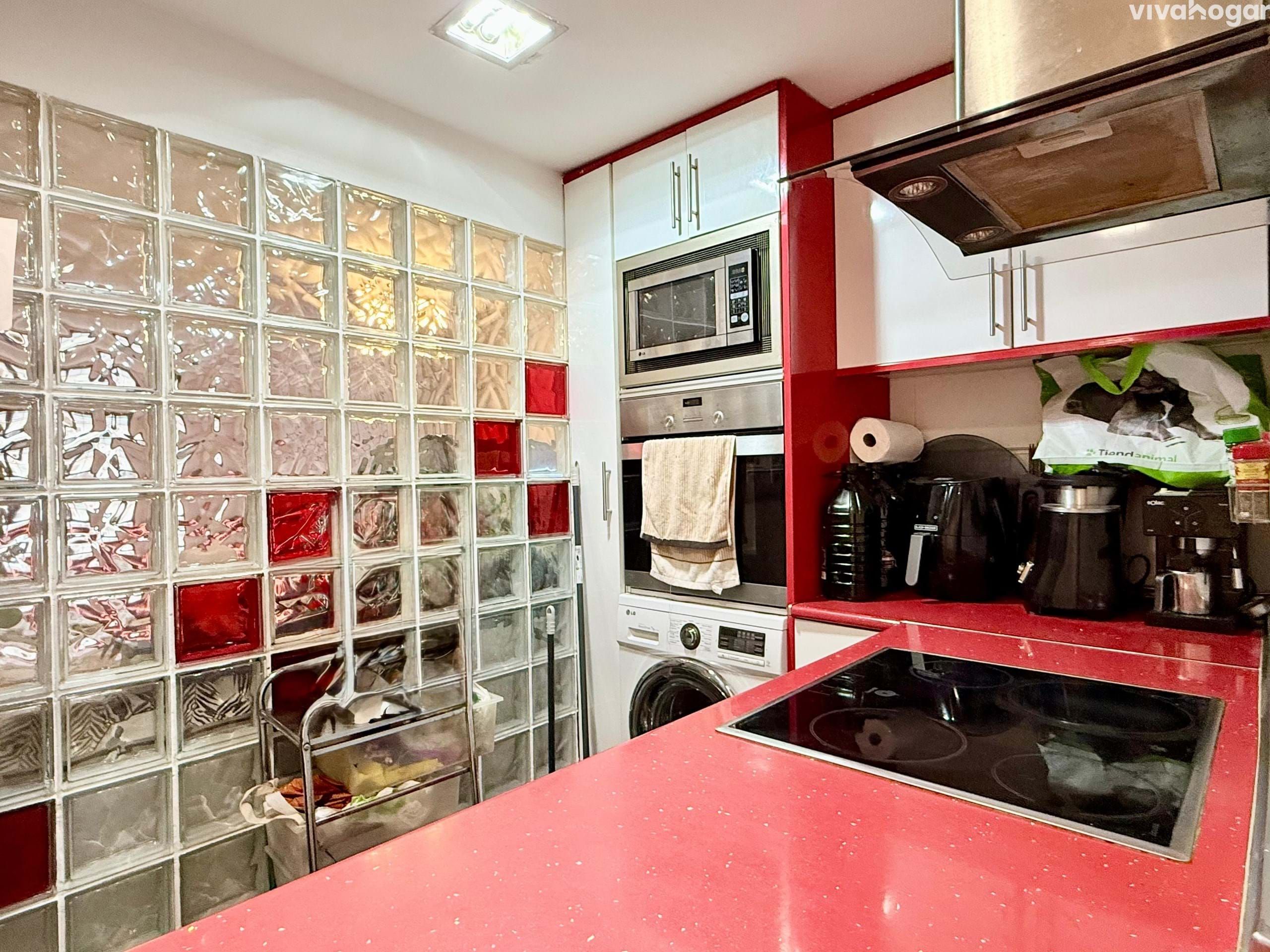 Kitchen of Duplex for sale in  Madrid Capital  with Heating