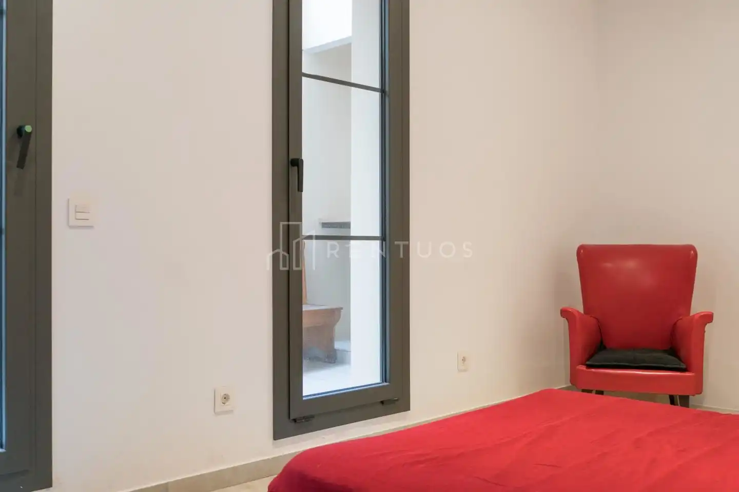 Habitación de Dúplex de alquiler en Barcelona con Aire acondicionado, Terraza y Amueblado