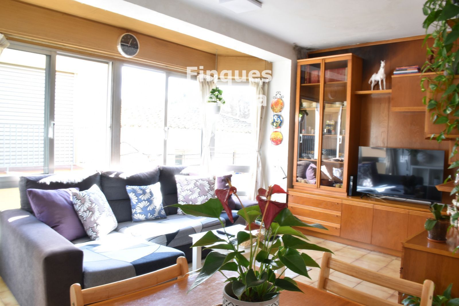 Living room of Flat for sale in L'Arboç  with Heating, Storage room and Furnished