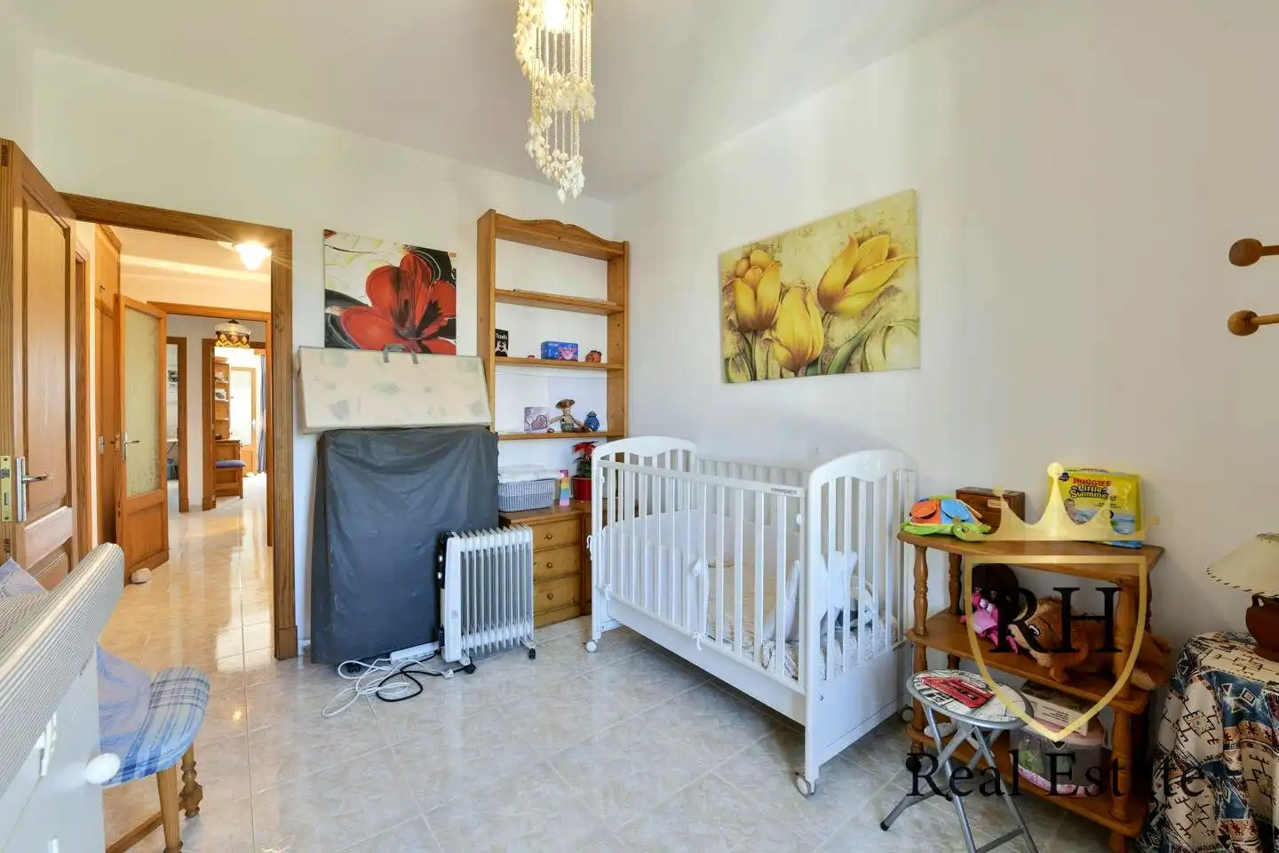 Schlafzimmer von Dachboden zum Verkauf in Felanitx mit Klimaanlage, Terrasse und Balkon