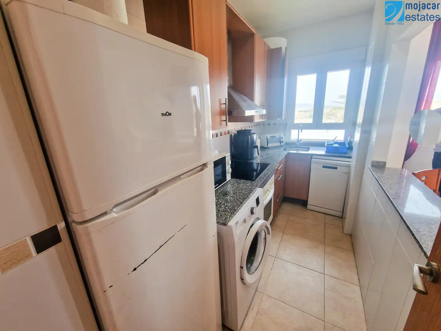 Cocina de Apartamento en venta en Cuevas del Almanzora con Aire acondicionado, Amueblado y Horno