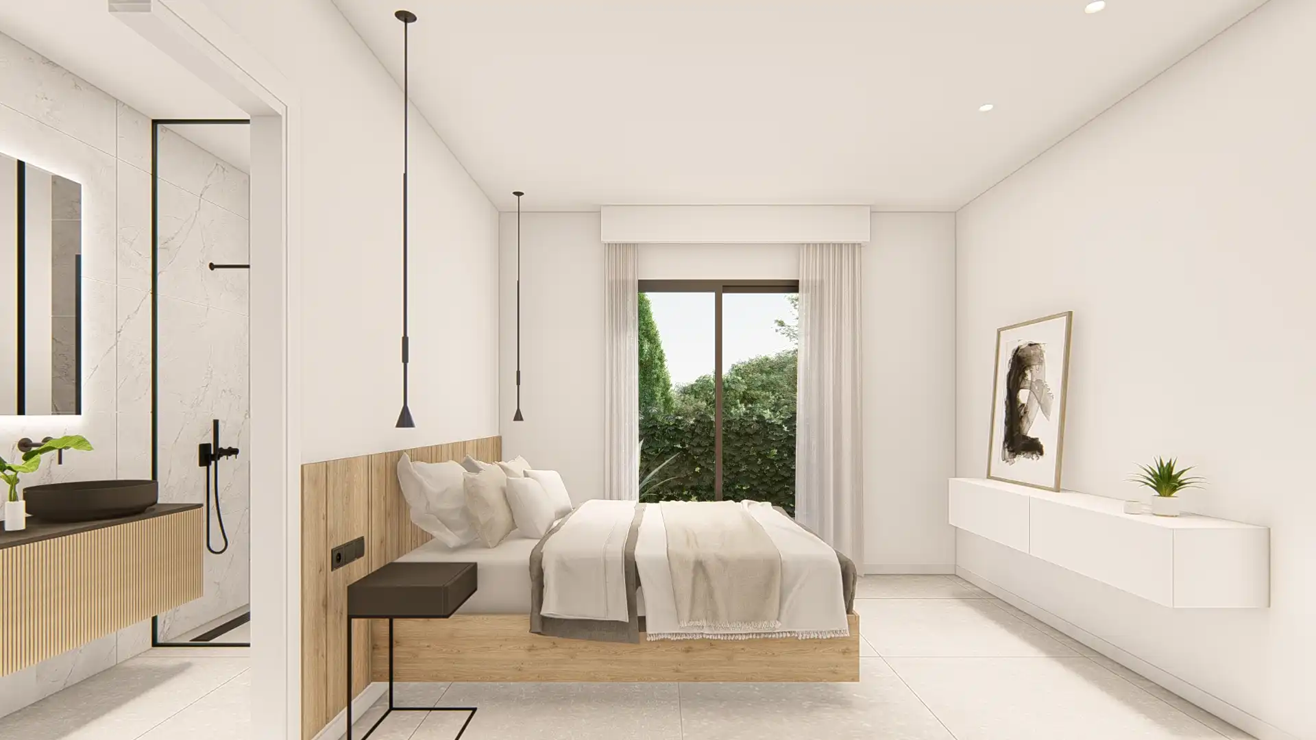 Bedroom of Houses for sale in Molina de Segura  with Air Conditioner