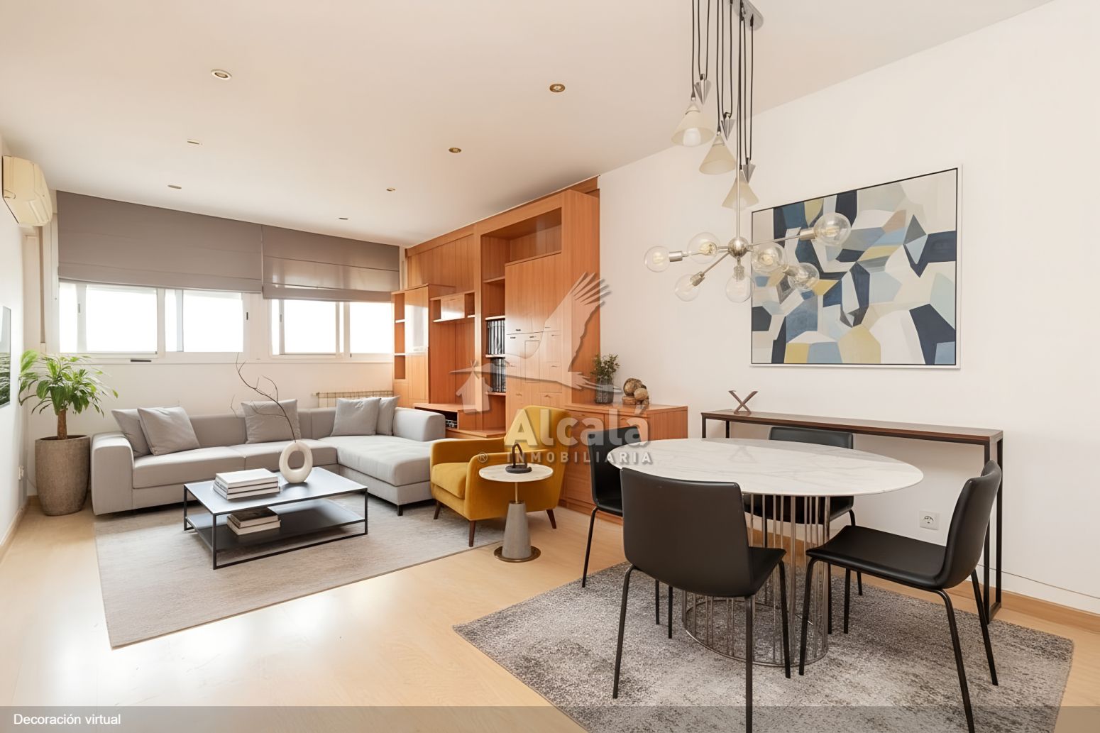 Wohnzimmer von Wohnung zum verkauf in Mejorada del Campo mit Klimaanlage und Heizung