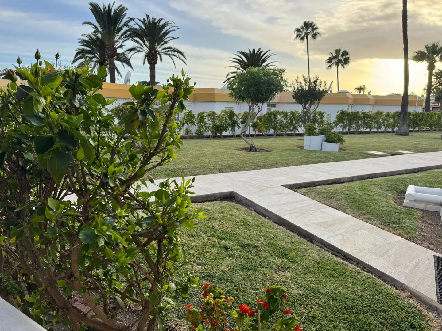 Jardín de Casa adosada en venta en San Bartolomé de Tirajana con Terraza, Amueblado y Horno