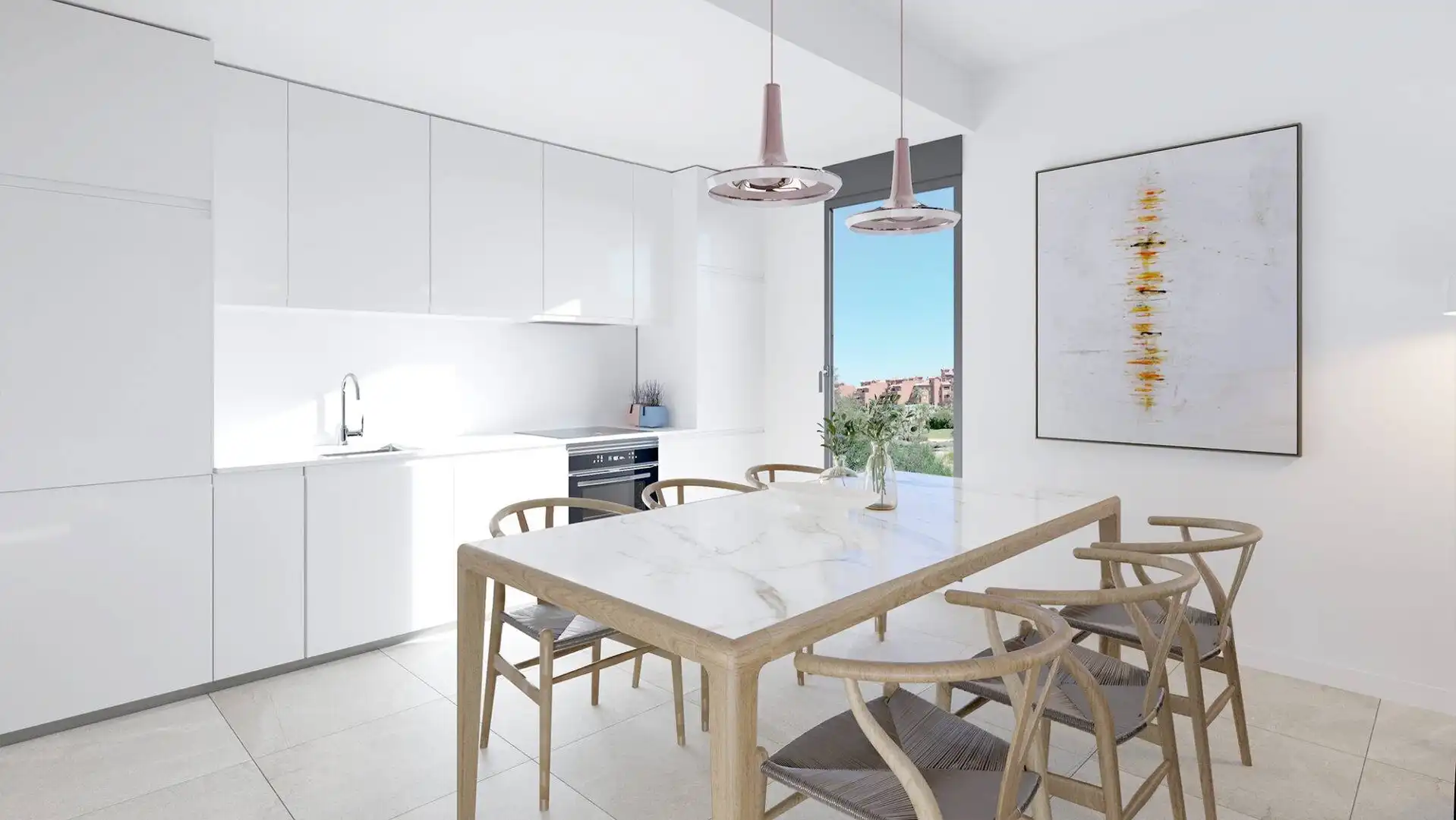 Cuina de Planta baixa en venda en Estepona amb Aire condicionat, Calefacció i Terrassa