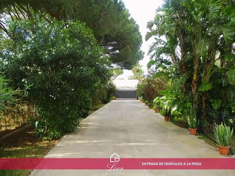 Exterior view of Houses for sale in Chiclana de la Frontera  with Air Conditioner, Heating and Private garden