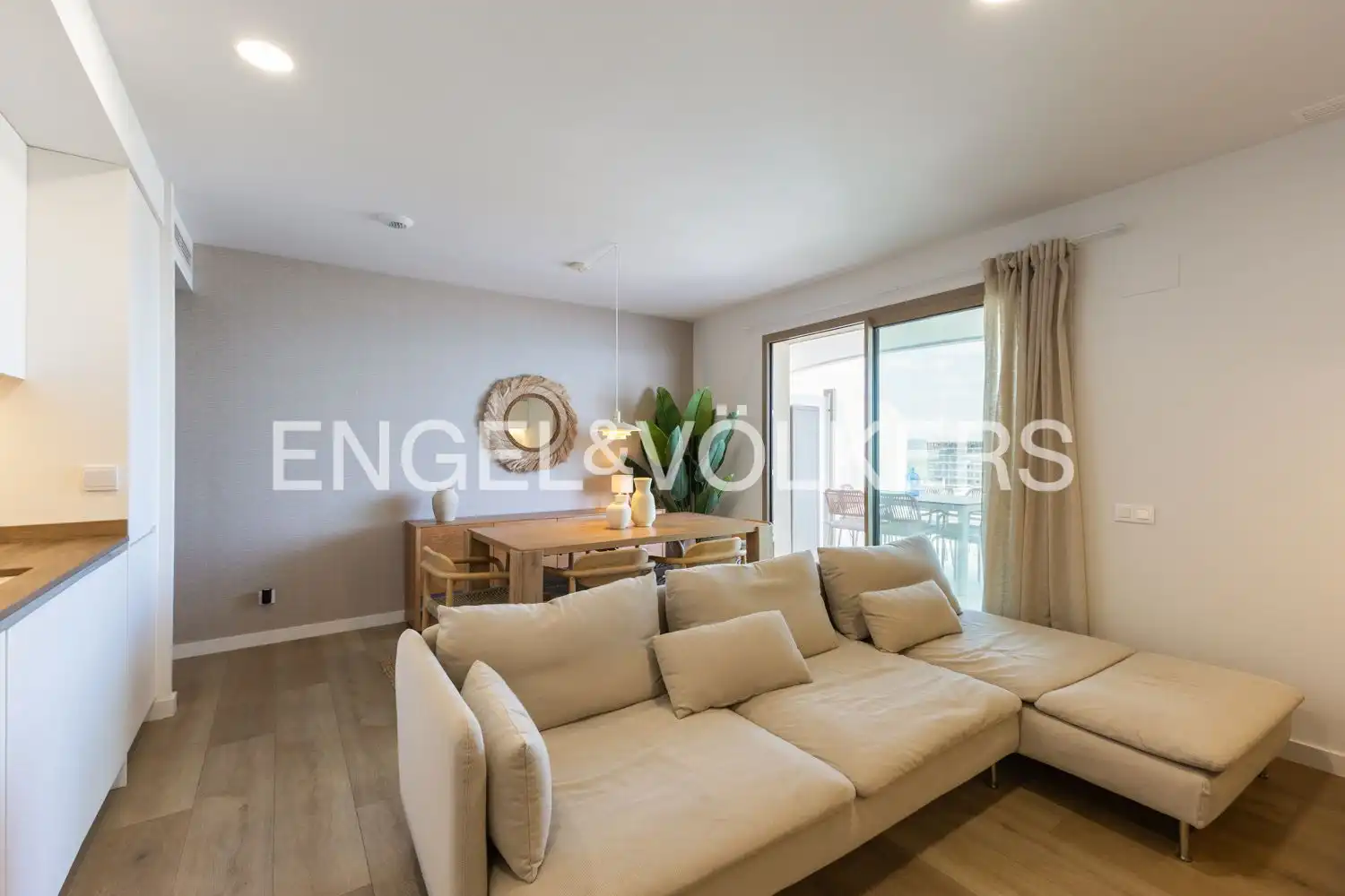 Living room of Flat for rent in El Puig de Santa Maria  with Air Conditioner, Heating and Private garden