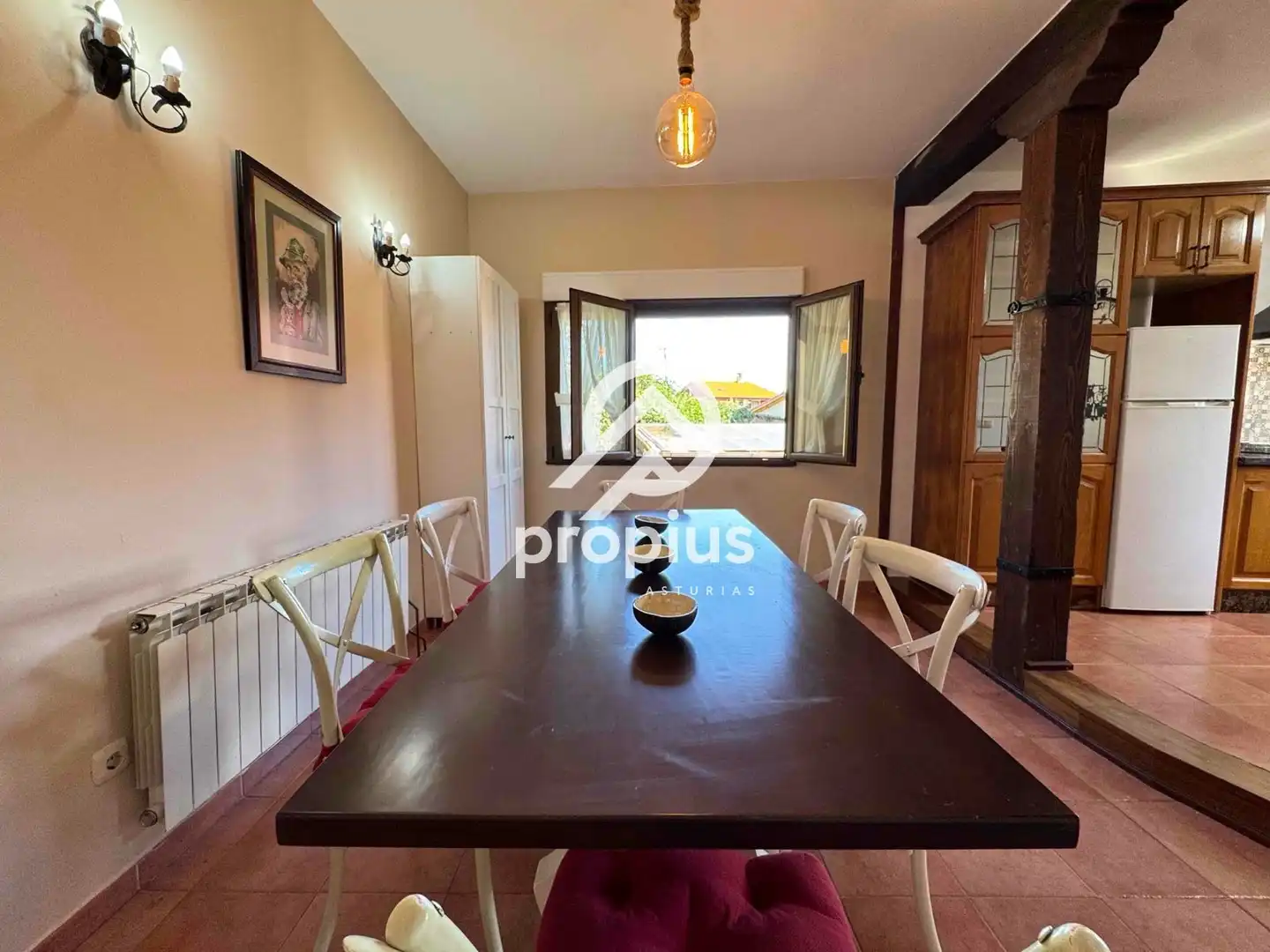 Dining room of Houses for sale in Llanes  with Heating, Private garden and Parquet flooring