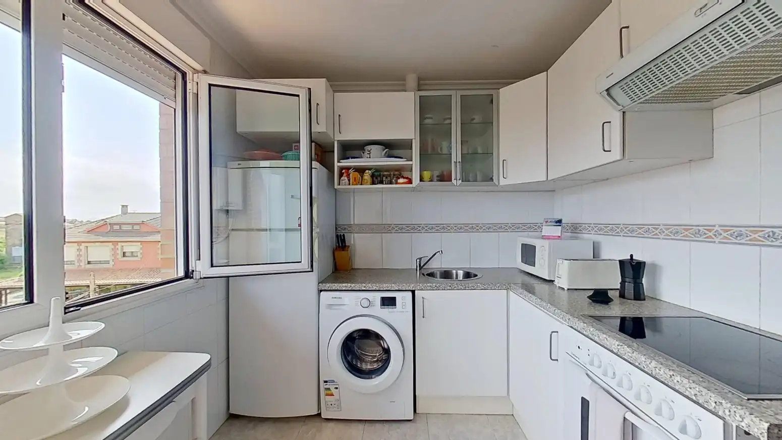 Cocina de Piso en venta en Suances con Calefacción, Jardín privado y Terraza