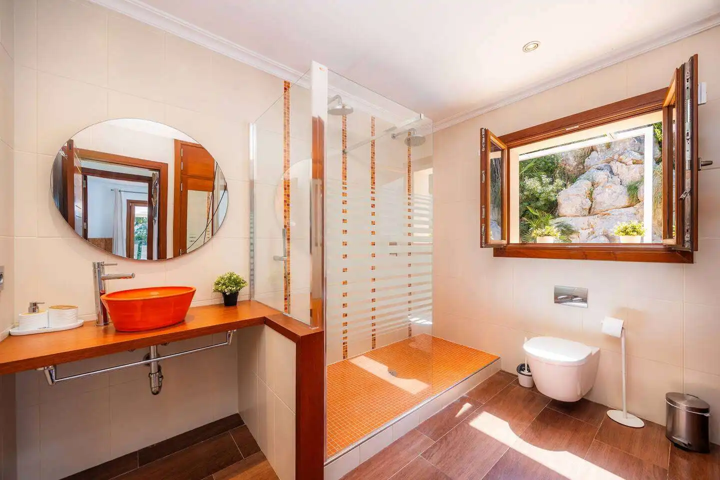 Baño de Casa o chalet de alquiler en Capdepera con Aire acondicionado, Terraza y Amueblado