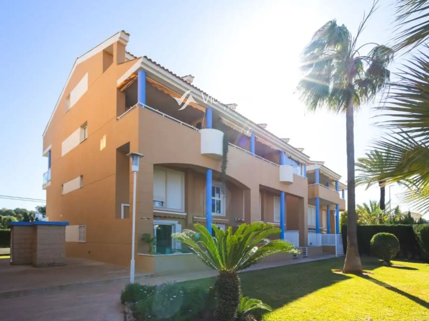 Außenansicht von Wohnung zum Verkauf in Jávea / Xàbia mit Klimaanlage, Terrasse und Schwimmbad