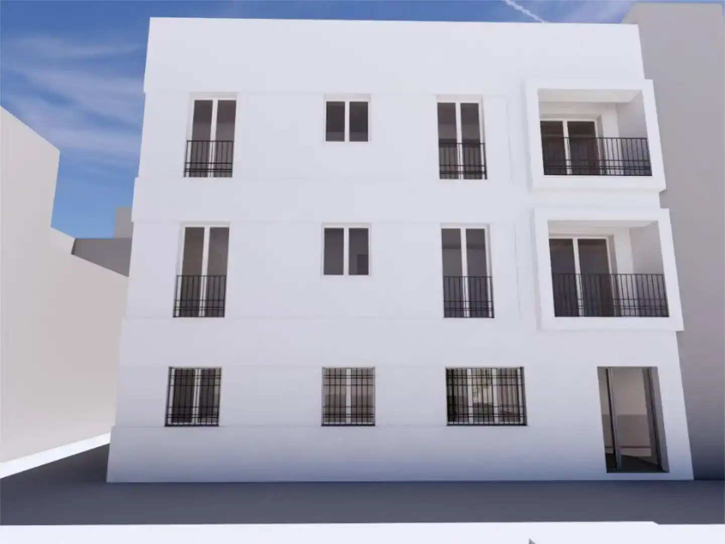Vista exterior de Piso en venta en Conil de la Frontera con Balcón