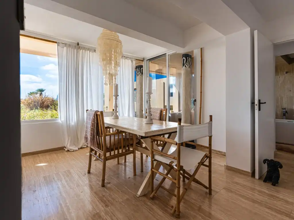 Comedor de Apartamento en venta en Sant Josep de sa Talaia con Calefacción y Jardín privado