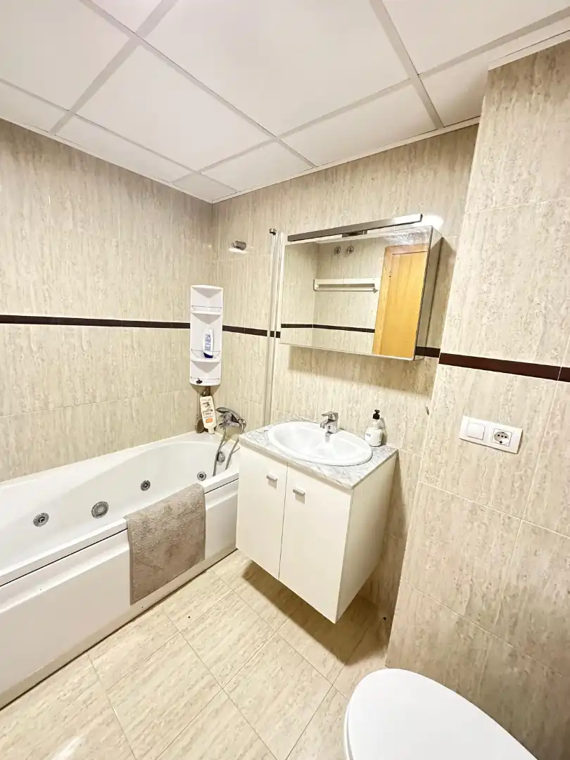 Bathroom of Flat for rent in Castellón de la Plana / Castelló de la Plana  with Air Conditioner, Heating and Furnished
